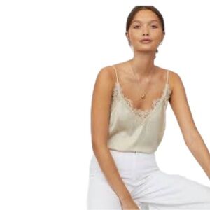 Bundle of 2: Spaghetti Strap Camisoles by H&M & LOVEAU Dear (Wardrobe Essential)